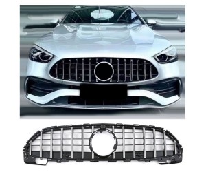 Maska Mercedes Benz C W206 – GT černá s chromem (AMG Line)