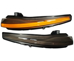 LED dynamické blinkry do zpětných zrcátek Mercedes Benz C/E/GLC/S/V - zatmavené