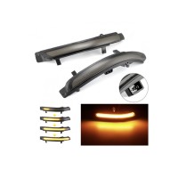 LED dynamické blinkry do zpětných zrcátek Škoda Octavia 2 (facelift) a Superb 2 - zatmavené