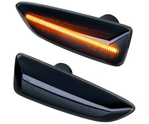 LED dynamické blinkry Opel Astra J, Zafira C, Insignia B, Crossland X, Grandland X - zatmavené