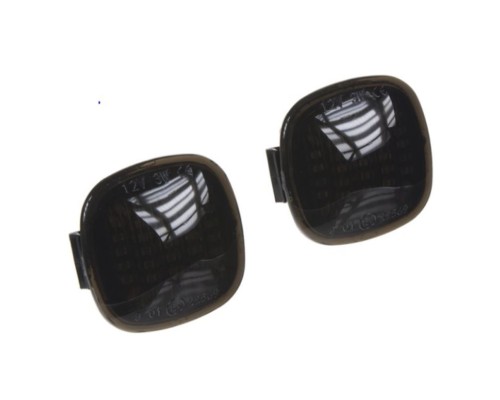 LED dynamické blinkry Škoda Fabia, Octavia, Rapid, Audi - zatmavené