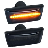 LED dynamické blinkry Opel Astra H, Zafira B, Corsa D/E, Meriva B, Insignia A - zatmavené