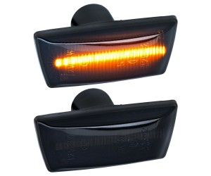 LED dynamické blinkry Opel Astra H, Zafira B, Corsa D/E, Meriva B, Insignia A - zatmavené