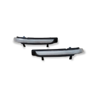 LED dynamické blinkry do zpětných zrcátek Škoda Octavia 2 (facelift) a Superb 2 - čiré