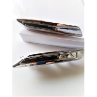 LED blinkry s chromovým rámečkem BMW E60/61  E90/91 + ostatní - zatmavené