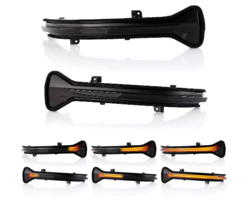 LED dynamické blinkry do zpětných zrcátek BMW 5 (G30/G31) / 6 (G32) / 7 (G11) - zatmavené