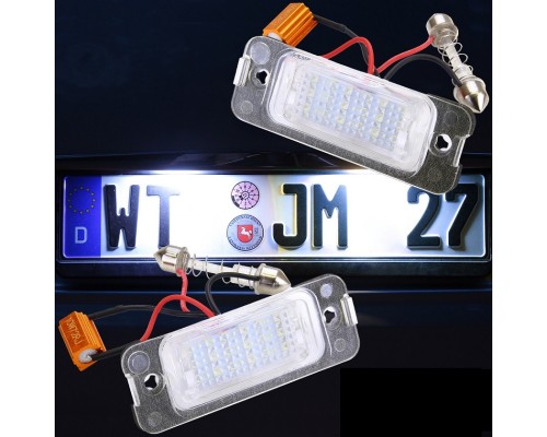 LED osvětlení SPZ Mercedes Benz ML, GL, R – šroubovací, hranaté