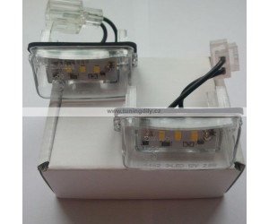LED osvětlení SPZ Peugeot 307, 407 + víc modelů / Citroen 