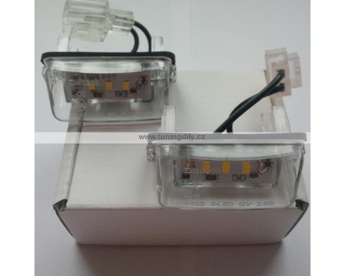 LED osvětlení SPZ Peugeot 307, 407 + víc modelů / Citroen 