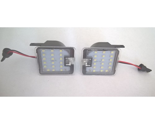 LED osvětlení pod zpětná zrcátka Ford Focus 3, C-Max, Kuga – hranatá verze