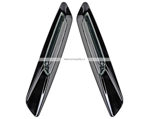 LED blinkry s rámečkem BMW E60/61  E90/91 + ostatní - zatmavené
