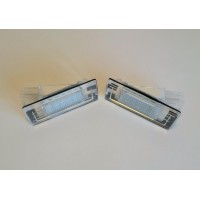 LED osvětlení SPZ Dacia Duster, Lodgy, Logan / Renault /ostatní – šikmý konektor