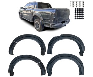 Lemy blatníků Ford Ranger T9 Wildtrak/XL/XLT (2023+) - verze s imitací šroubků