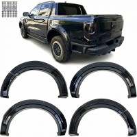 Lemy blatníků Ford Ranger T9 Wildtrak/XL/XLT (2023+) - verze s imitací šroubků (lesklé)