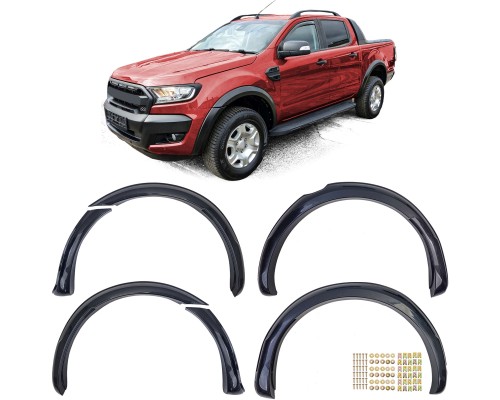 Lemy blatníků Ford Ranger T6/T7/T8 (2012-2022) nižší bez imitace šroubků