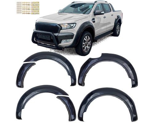 Lemy blatníků Ford Ranger T7/T8 (2015-2022) vyšší bez imitace šroubků