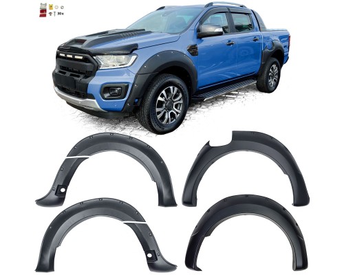 Lemy blatníků Ford Ranger T8 (2019-2022) pro PDC