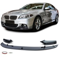 Přední spoiler BMW 5 F10/F11 (pro M nárazník) – černý lesklý