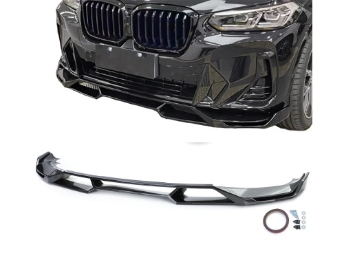 Přední spoiler/splitter BMW X3 G01 (2021+) s M-Sport paketem - vzhled carbon