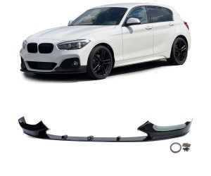 Přední spoiler / lízátko BMW 1 F20/F21 (2015-2019) - černý lesklý