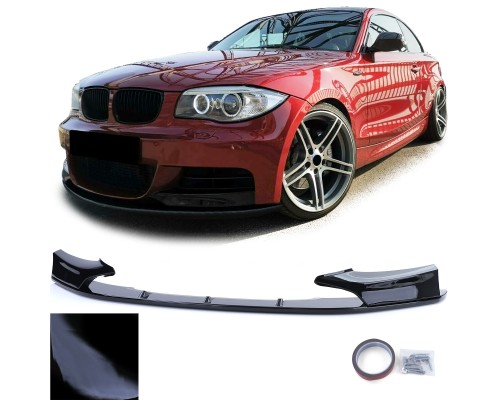 Přední spoiler / lízátko BMW 1 F20/F21 (2010-2014) - černý lesklý