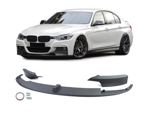 Přední spoiler BMW 3 F30/F31 (pro M-nárazník) - černý matný
