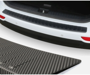 Nerezová ochranná lišta na nárazník Volkswagen Caddy (2015-2020) - vzhled carbon