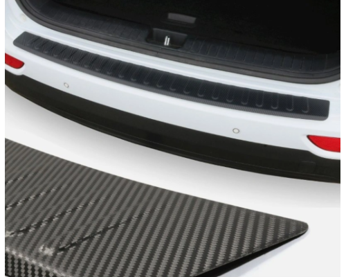 Nerezová ochranná lišta na nárazník Volkswagen Caddy (2015-2020) - vzhled carbon