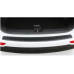 Nerezová ochranná lišta na nárazník Volkswagen Passat B6 kombi - vzhled carbon