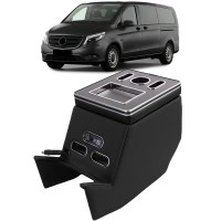 Středová konzole Mercedes Benz V W447 (V-class) s USB - černá