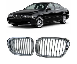 Maska BMW 5 E39 – chromová (jednoduchá)