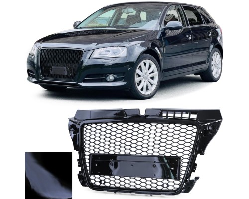 Maska Audi A3 8P (2008-2012) černá lesklá