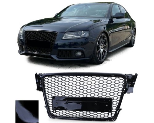 Maska Audi A4 B8 (2007-2011) - černá lesklá