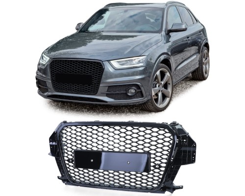 Maska Audi Q3 8U (2011-2015) - černá lesklá