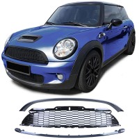 Maska s rámečkem Mini One/Cooper/JCW R56/R57/R58/R59 - černá lesklá