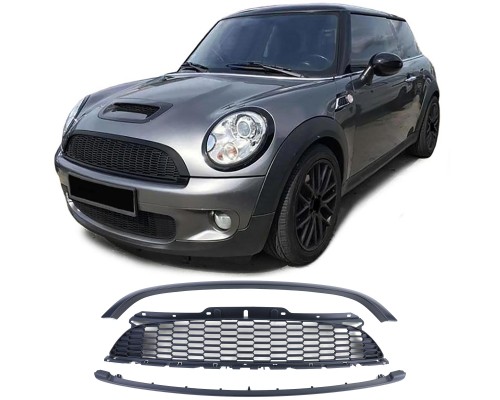 Maska s rámečkem Mini One/Cooper/JCW R56/R57/R58/R59 - černá matná