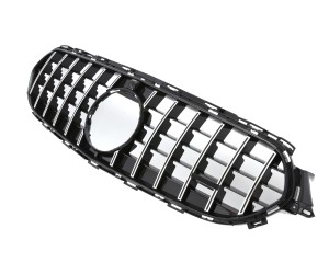 Maska Mercedes Benz E (2020+) GT černá s chromem Avantgarde/All Terrain (bez znaku)