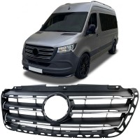 Maska Mercedes Benz Sprinter W907/W910 (2018-2024) - černá s chromem