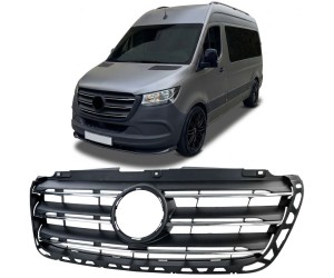 Maska Mercedes Benz Sprinter W907/W910 (2018-2024) - černá s chromem