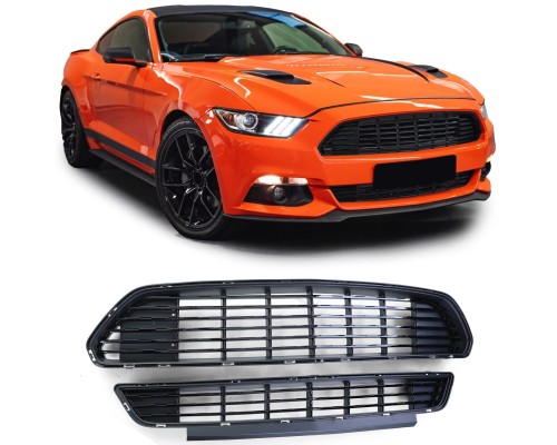 Maska Ford Mustang 6 (2014-2017) - černá lesklá bez znaku