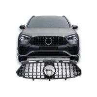 Maska Mercedes Benz GLA H247 (2020-2023) GT vzhled - černá lesklá (AMG line)