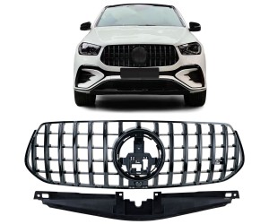 Maska Mercedes Benz GLE W167/C167 (facelift) GT černá lesklá