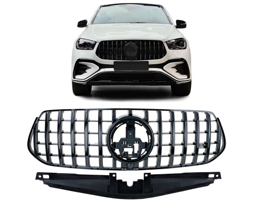 Maska Mercedes Benz GLE W167/C167 (facelift) GT černá lesklá