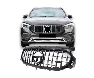 Maska Mercedes Benz GLA H247 (2020-2023) GT vzhled - černá s chromem