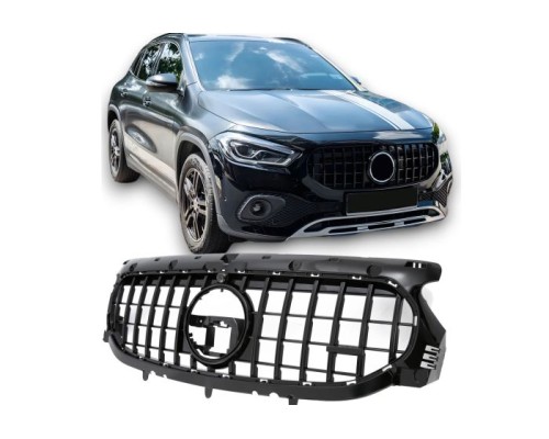 Maska Mercedes Benz GLA H247 (2020-2023) GT vzhled - černá lesklá