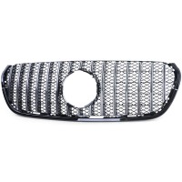 Maska Mercedes Benz X W470 (2017-2020) – GT Panamericana, černá s chromem (mřížka)