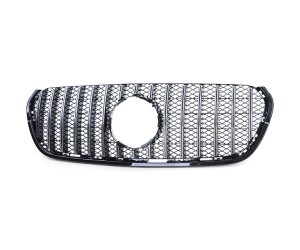 Maska Mercedes Benz X W470 (2017-2020) – GT Panamericana, černá s chromem (mřížka)