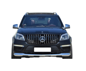 Maska Mercedes Benz GL X166 (2013-2015) GT vzhled – černá s chromem (AMG Line paket)