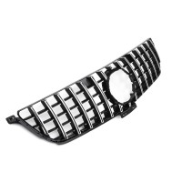 Maska Mercedes Benz ML W166 (2012-2015) Panamericana GT vzhled – černá s chromem, lesklá