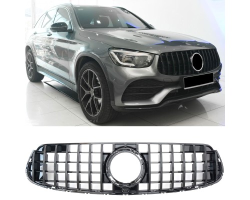 Maska Mercedes Benz GLC (2019-2022) Panamericana GT vzhled – černá (AMG Line)
